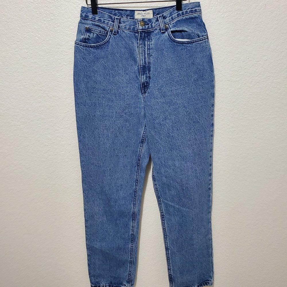 Vintage Jones Wear Jeans Mom straight leg denim blue